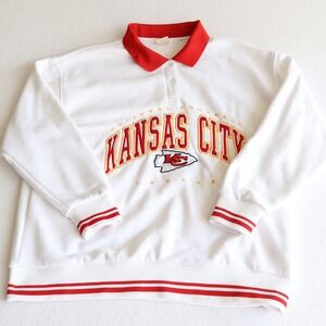 Kansas City Chiefs NFL Ultra Game Embroidered Logo Pullover Size XL